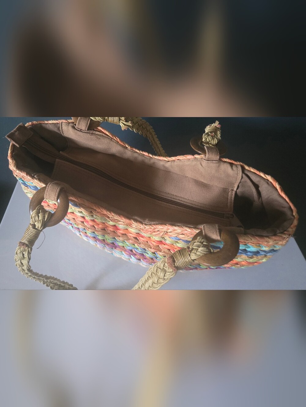 ORVIS💫Woven Rattan Bag - Picture 5 of 6